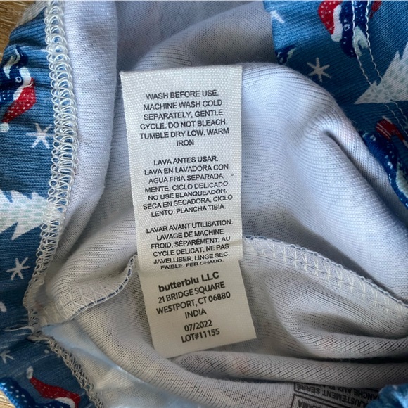 *NWT* Honest Baby Clothing 100% Organic Cotton Christmas Dinosaur Pajama Set 3T - Picture 14 of 14